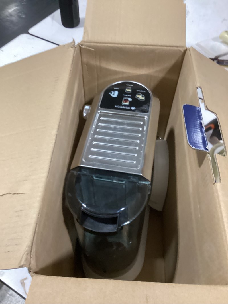 Condition photo showing As Is for De'Longhi Dedica Duo Compact Espresso Machine - Cold Brew Coffee Maker with Milk Frother Wand- for Espresso, Hot & Iced Coffee, Cappuccinos, Lattes & Home Barista Brewing, Vanilla Vanilla White