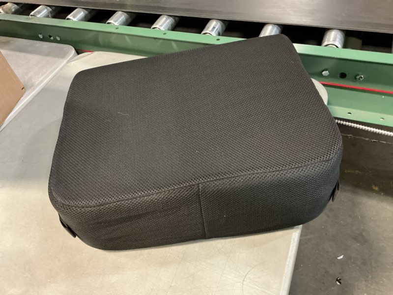 Condition photo showing As Is for (Similar to stock photo) Extra-Large Memory Foam Seat Cushion – Perfect for Office Chair and Wheelchair – Does Not Slip Even on Smooth Marble Floors – Washable & Breathable Cover – Relieves Back Pain – 19”x17”x3”