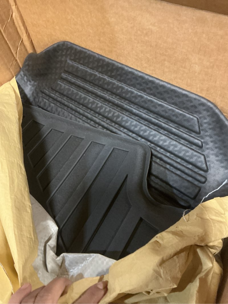 Condition photo showing Good Condition for Powerty Floor Mat for Toyota RAV4 2019-2025, All Weather Cargo Mat Trunk Mat Liner with Backrest Mat Replacement for 2019-2025 Toyota RAV4 Accessories (Trunk Mat+Backrest Mat+Floor Mat) 2019-2025 Toyota RAV4 Rear Trunk Mat + Backrest Mats + Floor Mats