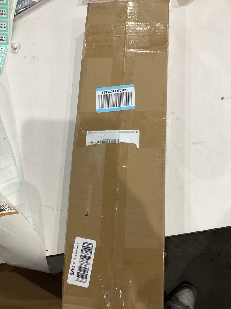 Condition photo showing As Is for ROYALITA 2-Pack Acrylic Magazine Holder Brochure Holder, 24" Record Holder Magazine Rack, Fashion Hanging Bookshelf Literature Storage Rack for Waiting Room, Living Room, Office, Pink 24 Inch