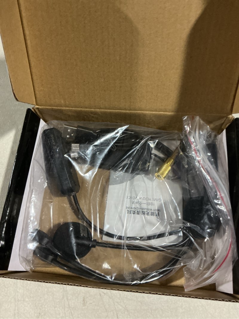 Condition photo showing Good Condition for Wireless Microphone System for 2 People, 2.4G Dual Wireless Headset Mics Ideal for Speakers, Voice Amplifier, PA System, Teacher, Tour Guides, Fitness Instructor