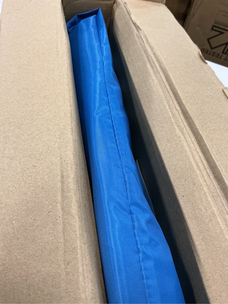 Condition photo showing Good Condition for xl universal chair umbrella canopy, extra large foldable portable upf 50+ chair sun shade attachment with adjustable clamp fits most brands’ beach, outdoor, travel, fishing, patio, pool, zero gravity xl royal blue_1pack