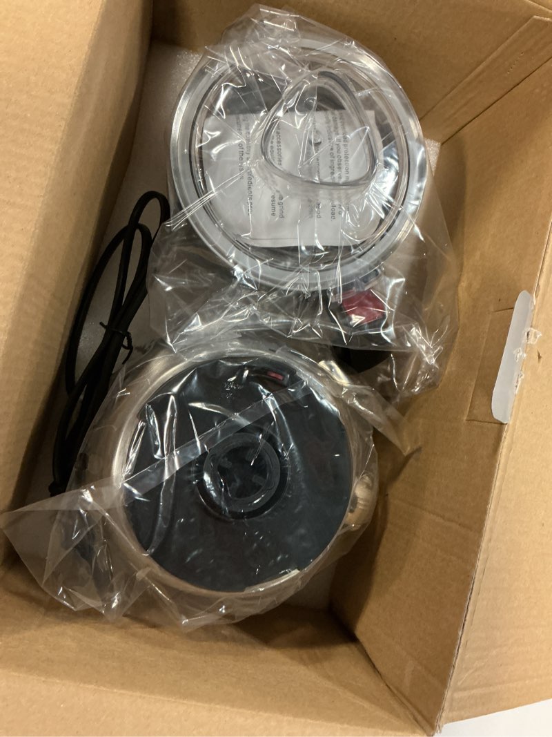 Condition photo showing Good Condition for Versatile Kitchen Grinder | 500W Electric Mill | Grinds Spices, Nuts, Grains, Coffee | 3 Stainless Steel Blades | Dry Use (Black)