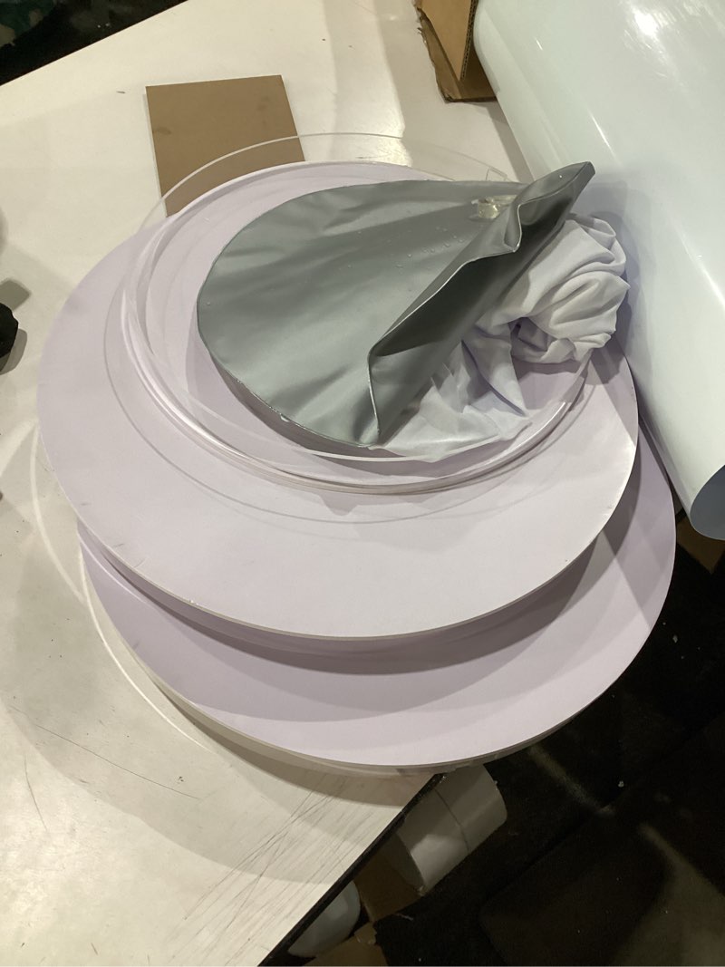 Condition photo showing As Is for reusable cake stand