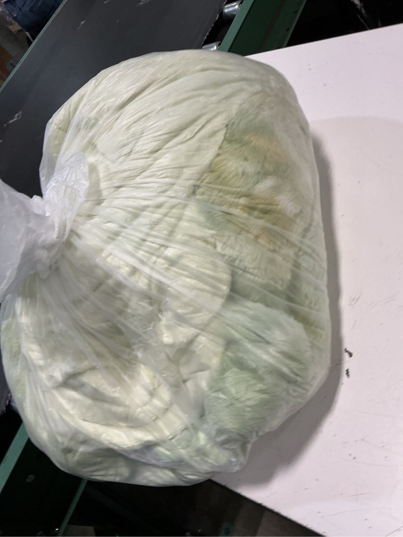 Condition photo showing As Is for anysay heated blanket throw with 1/2/4/6/8 hours auto-off 10 heat level, 72'' * 84'' cozy faux rabbit fur bubble electric blanket with overheat protection(tie-dye green) tie-dye green 72''*84''