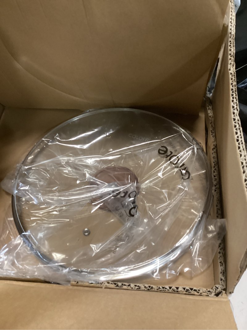 Condition photo showing Good Condition for CAROTE Hot Pot with Divider Double Flavor Divided Stockpot with Glass Lid, Dual Sided Nonstick Stock Pot, Shabu Shabu Pots, Cookware for Induction Cooktop Gas Stove, 4.5-QT