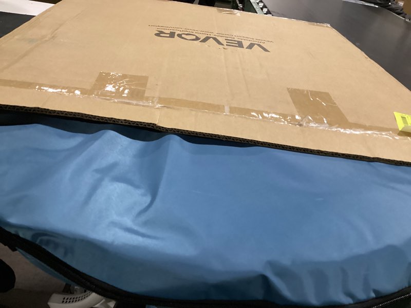 Condition photo showing Good Condition for vevor pop up privacy tent, instant portable privacy tent changing room with hanging bag, ground stakes, ropes, carry bag, 190t polyester with silver coating, quick setup, for camping, beach, fishing l48*w48*h84inch pop-up / 1 room blue