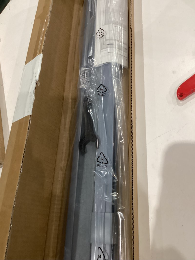 Condition photo showing Good Condition for LazBlinds Cordless Cellular Shades, No Tools No Drill Light Filtering Honeycomb Shades Pleated Blinds for Windows, 25'' W x 48'' H, Dark Grey Light Filtering-dark Grey 25'' W x 48'' H