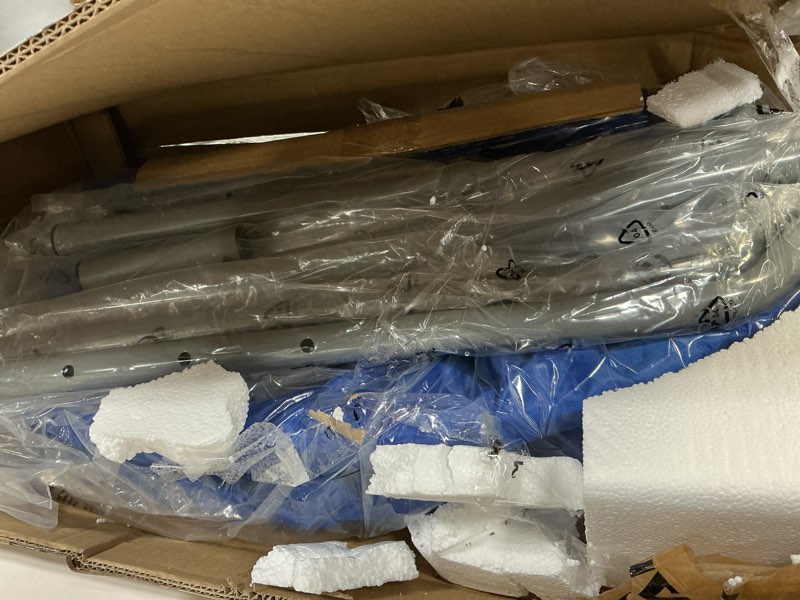 Condition photo showing Good Condition for (Incomplete)BCAN 40/48\" Foldable Mini Trampoline Max Load 330lbs/440lbs, Fitness Rebounder with Adjustable Foam Handle, Exercise Trampoline for Adults Indoor/Garden Workout 40-inch 40-Blue