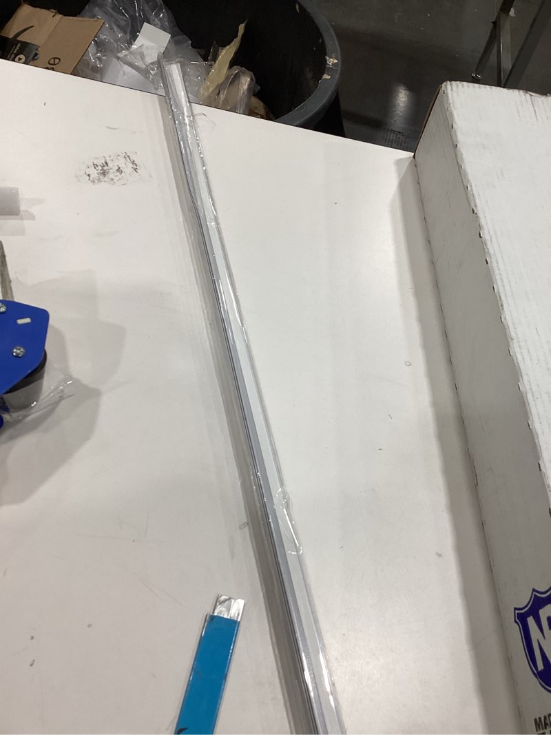 Condition photo showing New/Like New for Aluminum Peel and Stick L Molding Corner Guards with 90° Angle for Wall Door Frame Cabinet Baseboard Protection and Decoration, 35.4in x 0.8in (3Pcs) Matte White 35.4in x 0.8in