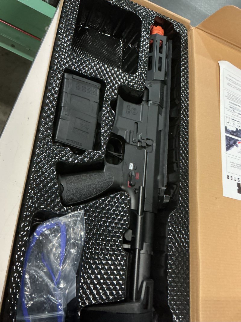 Condition photo showing Good Condition for emerbu pro-grade splat gel orby blaster pdx upgraded by emerbu - metal and nylon body - 11.1v high power - metal gearset - high speed motor - for ages 15+ adults(black)