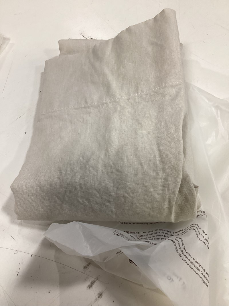Condition photo showing Good Condition for quince linen  percele sham set standard natural 