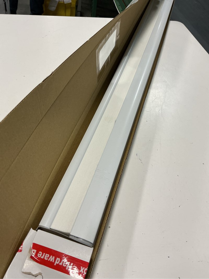 Condition photo showing Good Condition for allen + roth 34-in x 64-in white light filtering cordless cellular shade