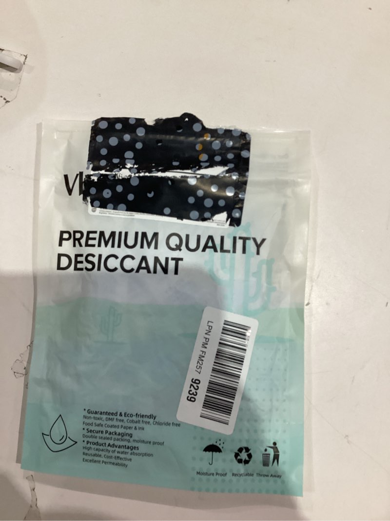 Condition photo showing As Is for 2 Gram (50 Pack) Color-Indicating Silica Gel Packets, Premium Food Grade Desiccant - Rechargeable Moisture Absorbers for Food Storage, Electronics, 3D Filament & Safes 2 Gram 50