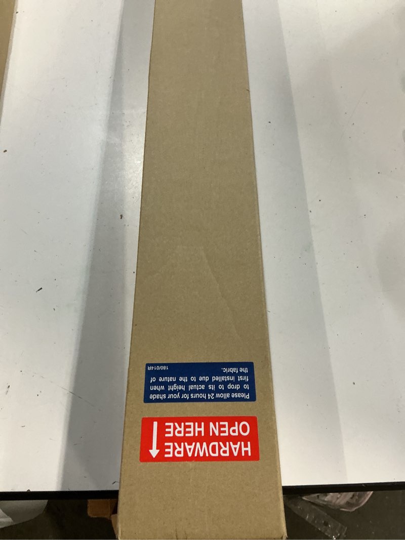 Condition photo showing New/Like New for blindsavenue cordless light filtering cellular honeycomb shade  9/16  single cell  white 30 - 39 inches 72 inches 34.5  w x 72  h