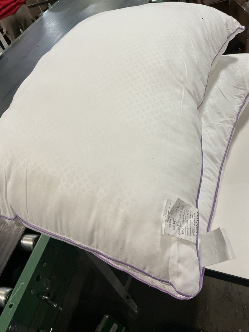 Condition photo showing As Is for JOLLYVOGUE Pillows Queen Size Set of 2, Medium Supportive Bed Pillows with Super Soft Down Alternative Fill, Luxury Fluffy Hotel Quality for Side, Back, and Stomach Sleepers 2 Queen