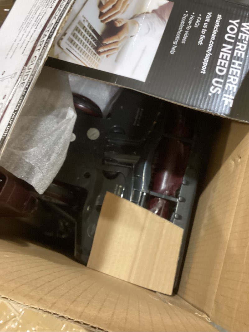 Condition photo showing As Is for Shark NV752 Rotator Powered Lift-Away TruePet Upright Vacuum with HEPA Filter, Large Dust Cup Capacity, LED Headlights, Upholstery Tool, Perfect Pet Power Brush & Crevice Tool, Bordeaux