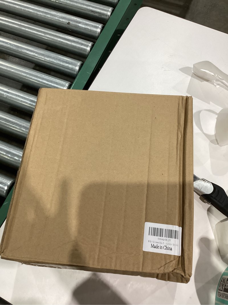 Condition photo showing New/Like New for Handmade Cute Ceramic Ceramic Tealight Holders, Adorable Small Ghost Figurine, Dwarf Hamster and Gerbils Hideout, Hamster cage Decor, Cute Black and White Ghost Decor, Storage Jar(3pcs Set)