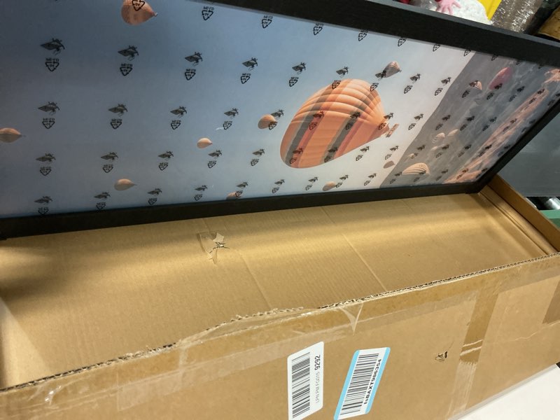 Condition photo showing Good Condition for (Defective, it’s a broken)13x39 Picture Frame for Wall Display, 13x39 Black Picture Frame with Shatter Resistant Plexiglass, Stable and Sturdy 13 x 39 Poster Frame for Wall Display, Handpicked Gift Collection, 1 Pack