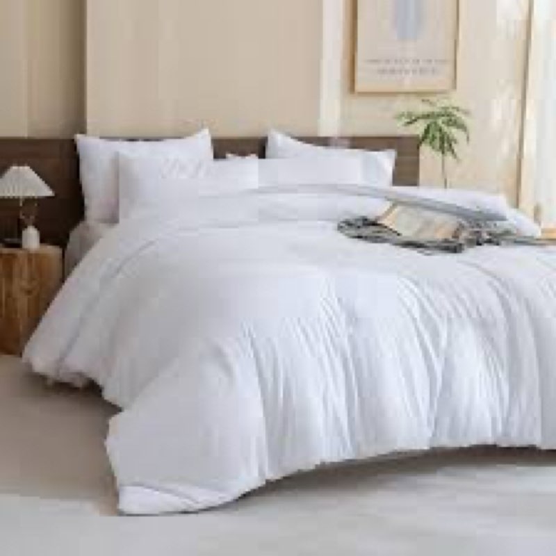 king comforter white