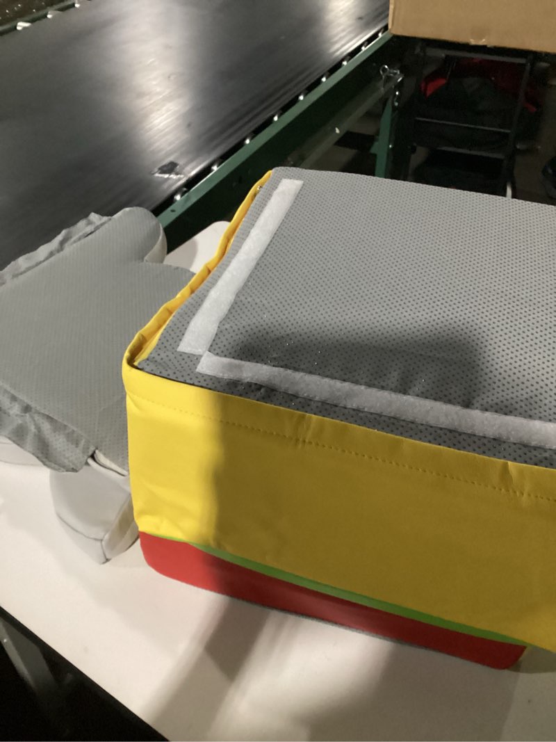 Condition photo showing As Is for 6-Piece Soft PU Leather Toddlers Climbing Toys, Baby Foam Climbing Blocks for Toddlers, Foam Play Gym Climber Structures for Toddler 3, Indoor Climb and Crawl Activity Play Set Classic