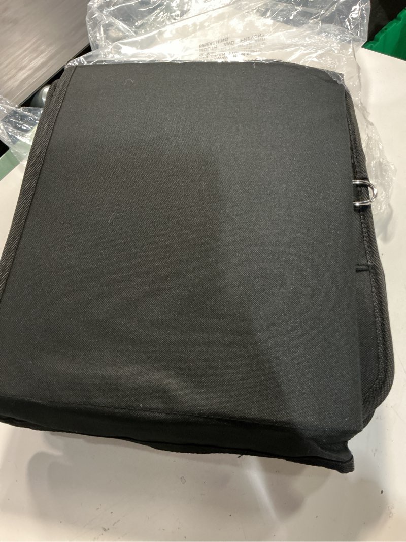 Condition photo showing Good Condition for heytrip large trunk organizer with built-in leakproof cooler bag, 2 tie-down straps, 4 removable dividers, foldable cover, built with 2mm pe board black