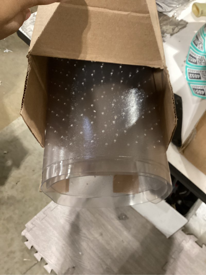 Condition photo showing Good Condition for amazon basics office chair mat for low pile carpeted floors with lip, 36" x 48", clear
