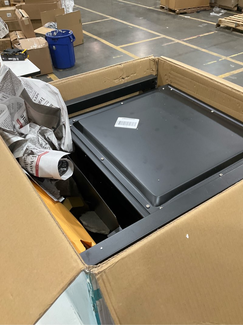 Condition photo showing As Is for Nostalgia Popcorn Maker Machine - Professional Cart With 8 Oz Kettle Makes Up to 32 Cups - Vintage Popcorn Machine Movie Theater Style - Black 8 Oz Black