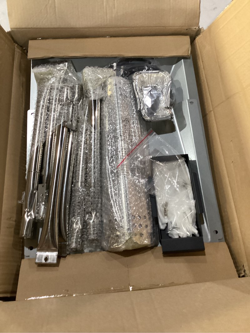Condition photo showing New/Like New for Adviace Replacement Parts for Nexgrill 720-0898, Drip Pan Grease Tray, Grill Heat Plates, Burner Tubes and Igniter for Nexgrill 720-0898 Deluxe 6 Burner Gas Grill 6 Burner Kit SS with Drip Pan