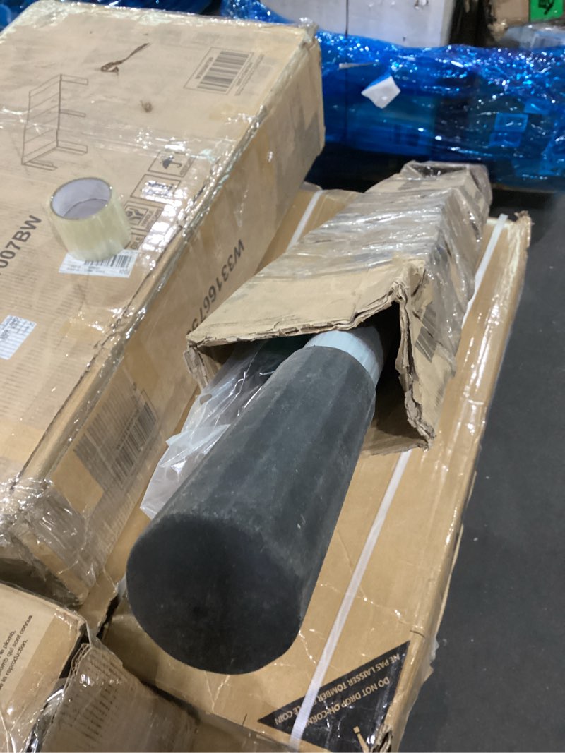 Condition photo showing As Is for 36 Foot High Reach Duster Kit with 7-30FT Extension Pole High Ceiling Dusting and Window Cleaning Kit with Telescopic Pole Window Washer&Squeegee,Cobweb Duster,Fan Duster and Feather Duster 30FT POLE