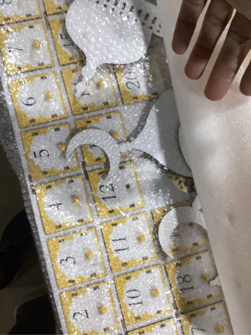 Condition photo showing Good Condition for Weysat 2026 Ramadan Advent Calendar 30 Days Large Wood Islamic Advent Calendar Countdown Tracker Date with Drawer Ramadan Decoration for Home Table Muslim Islamic Gifts for Eid Mubarak Party Supplies