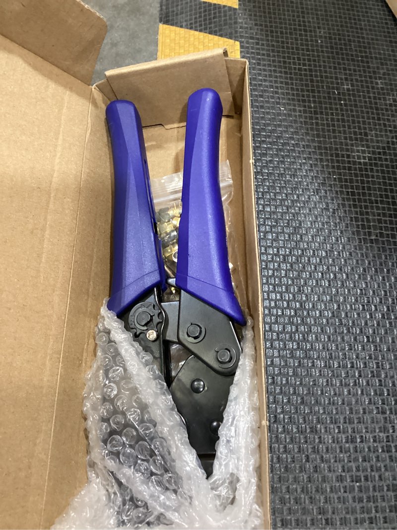 Condition photo showing Good Condition for 10pcs sma plug crimp connector and striping crimp tool for rg58/rg59/rg6