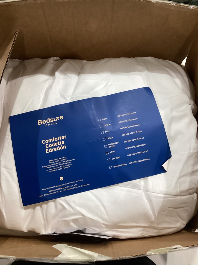 Bedsure king comforter 