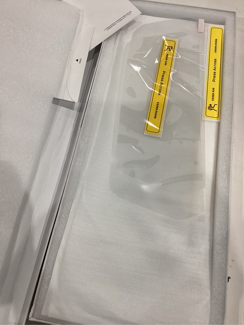 Condition photo showing As Is for for 2025 2026 chevrolet tahoe screen protector - (2pcs) matte anti glare tempered glass - chevy tahoe (ls, lt, rst, z71, premier, high country) 17.7 inch touchscreen & 11 inch instrument accessories tahoe 2pcs matte (17.7 inch+11 inch)