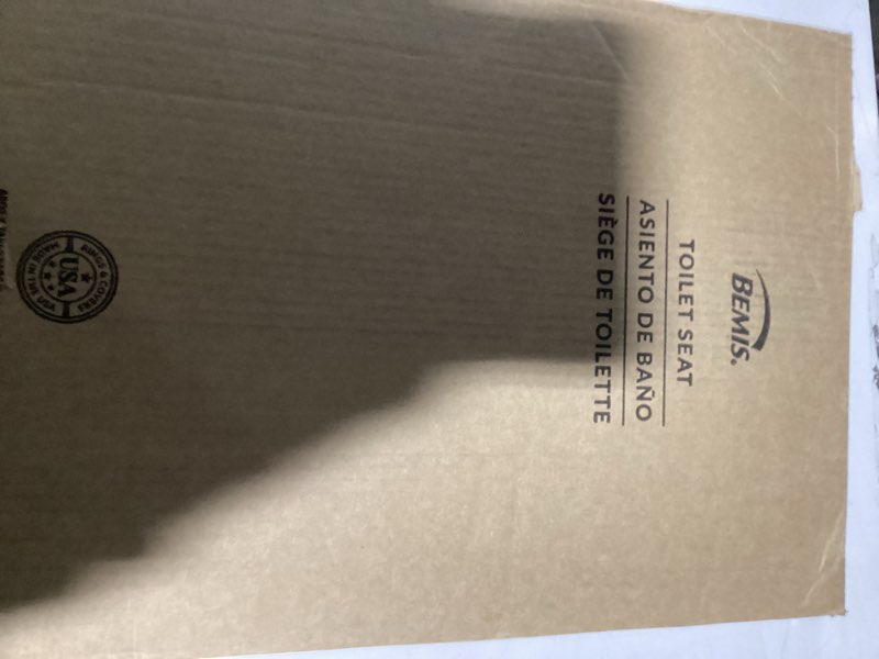 Condition photo showing New/Like New for Bemis 1500EC 390 Lift-Off Wood Elongated Toilet Seat, Cotton White (Pack of 1)