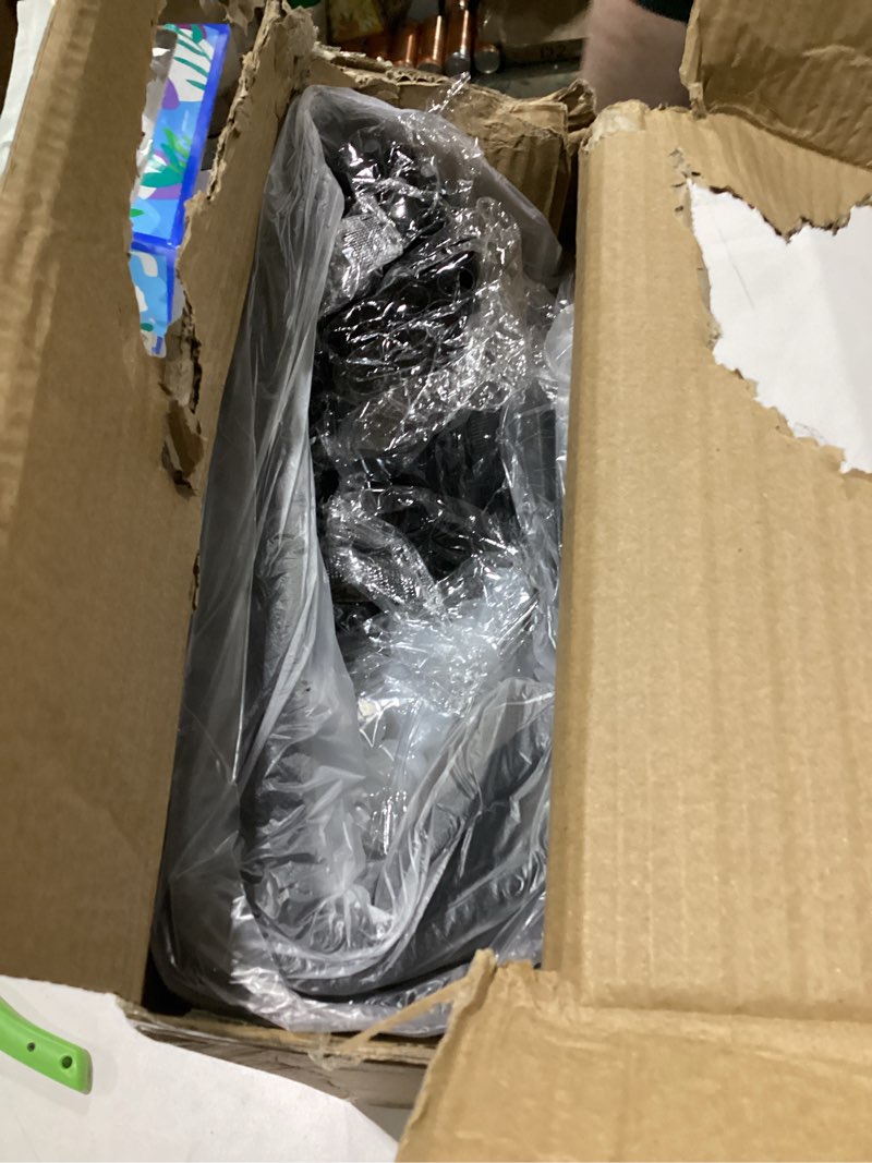 Condition photo showing New/Like New for Calmootey 9 Tier Shoe Rack Organizer,Portable Shoe Shelf with Nonwoven Fabric Cover for Closet Hallway,Bedroom,Entryway,31.50x11.81x62.99inches,Black