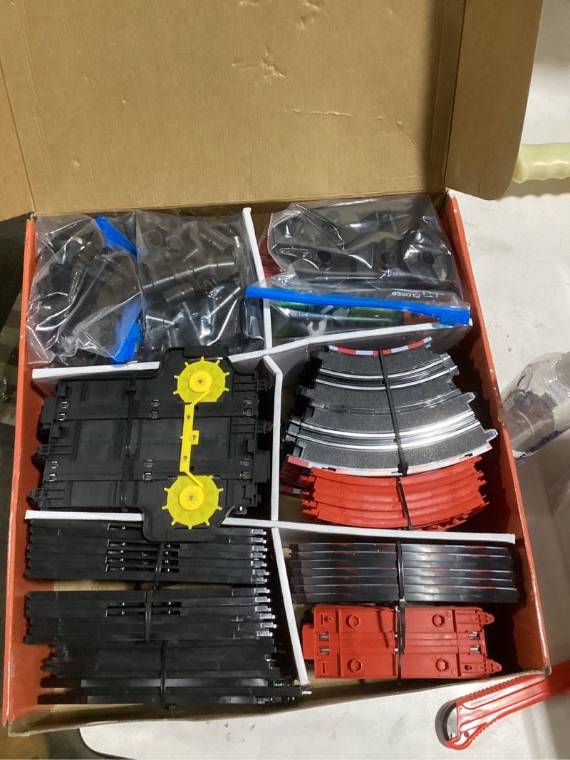 Condition photo showing Good Condition for 40FT Slot Car Race Track Set Electric Powered Super Loop Speedway with Four Cars for Kids with Sounds and Light Dual Racing Adult-Slot Car Set
