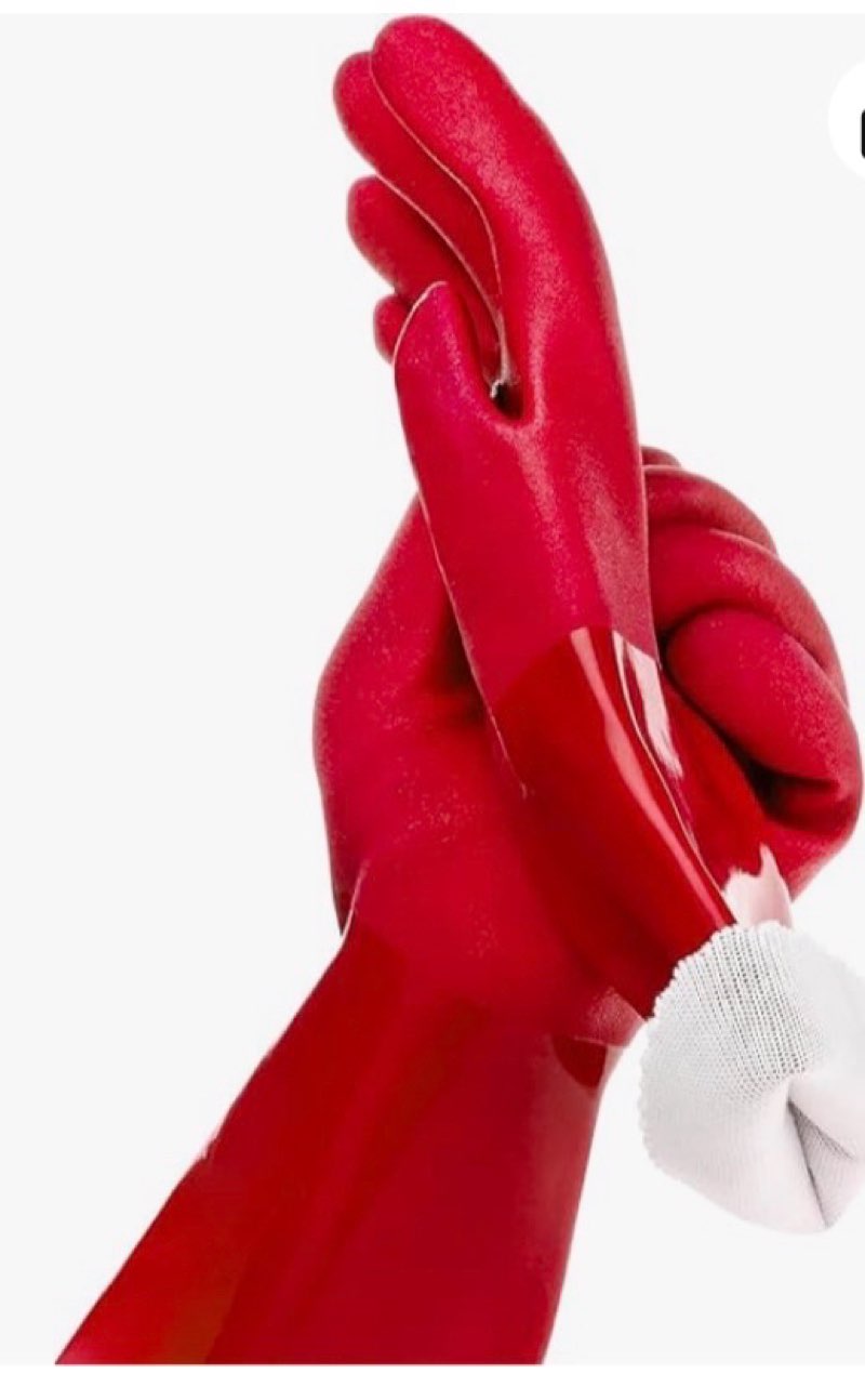 Star Kitchen & Home True Blues Ultimate Red Household Cleaning Gloves