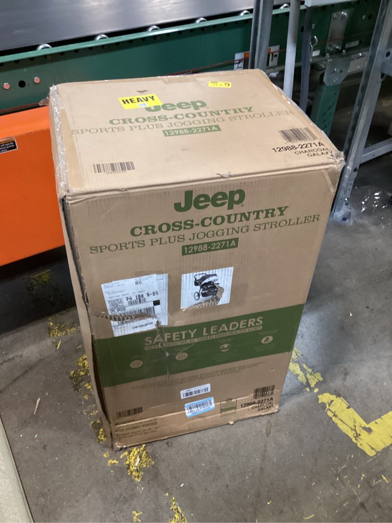 Condition photo showing Good Condition for Jeep Cross-Country Sport Plus Jogging Stroller by Delta Children, Charcoal Galaxy