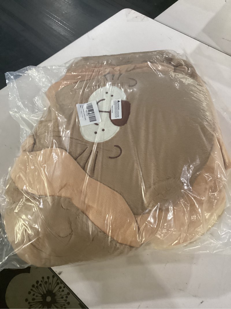 Condition photo showing Good Condition for lion animal cushion - cute pillows chair pillow - gaming chair cushion cute - seat cushion for office chair - sitting pillow car seat pillows decor - plush pillows (lio)