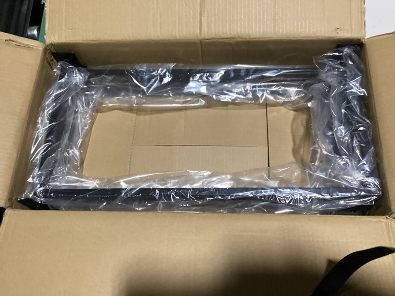 SINCHEEWAY Slatwall U-Shaped Rectangular Tubing Hangrail - 24"x12", Slatwall Accessories and Hangers