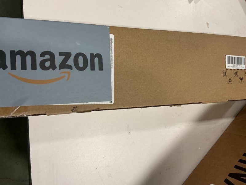 Condition photo showing New/Like New for KAMANINA 1 Inch Double Curtain Rods 66 to 120 Inches (5.5-10 Feet), Heavy Duty Adjustable Double Curtain Rod for Windows, Black Drapery Rods with End Caps Black 66-120"