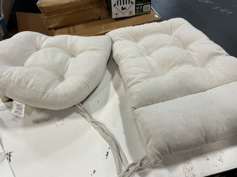 Condition photo showing Good Condition for POMIU Rocking Chair Cushions Sets Indoor Office & Dining Chairs (White)