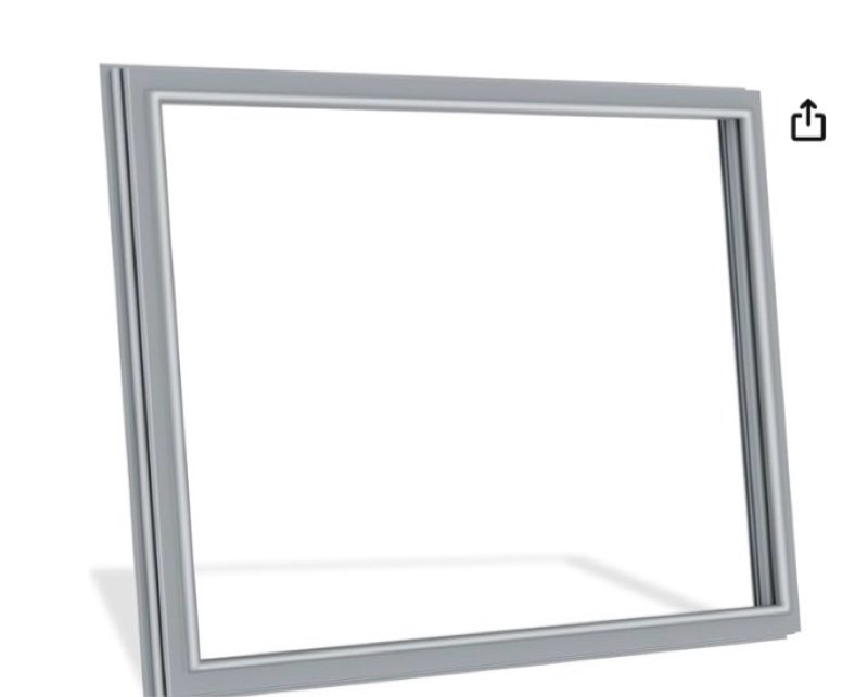upgraded wpw10443311 freezer door gasket compatible with whirlpool kenmore kitchenaid refrigerator f