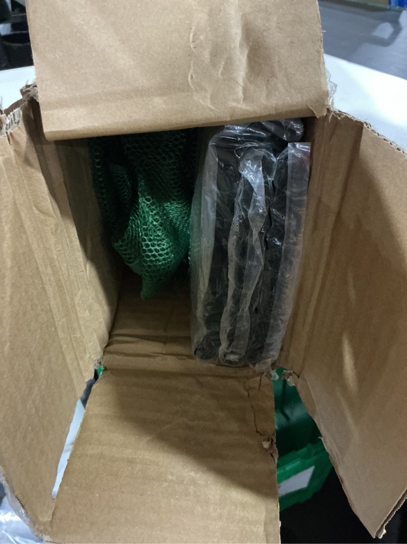 Condition photo showing Good Condition for bps crop cages for garden plant, 8x4x6 ft plant netting protection tent with zippered door for plants, raised garden bed cover with frame for vegetables, fruits and flowers 8'x4'x6'