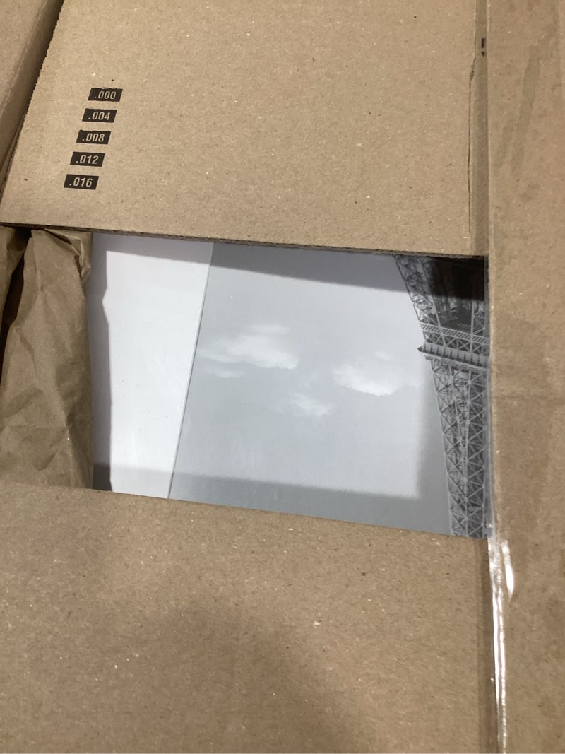 Condition photo showing Good Condition for upsimples 16x20 picture frame, display pictures 11x14 with mat or 16 x 20 without, wall hanging poster frame, black, 1 pack black 16x20