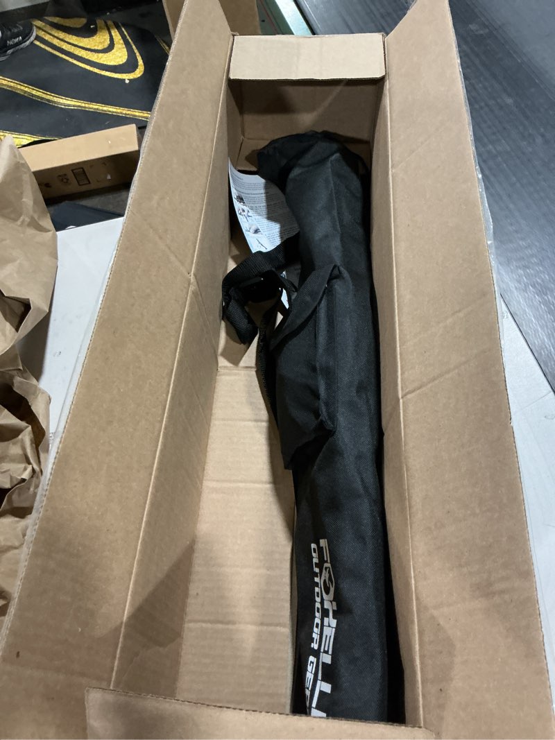 Condition photo showing As Is for Foxelli Trekking Poles – Lightweight Collapsible Aircraft Grade Aluminum Hiking Poles with Cork Grips Quick Locks & All-Terrain Accessories – Pair of 2 Neon Green