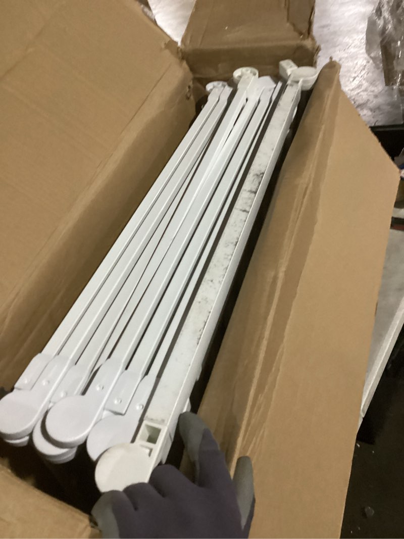 Condition photo showing Good Condition for regalo safety 194-inch super wide baby gate & play yard, 2-in-1 convertible extra wide safety barrier, hardware mounted for toddlers & pets, american designed, american owned, for children 6-24 months 50.5-192"w x 28"h white