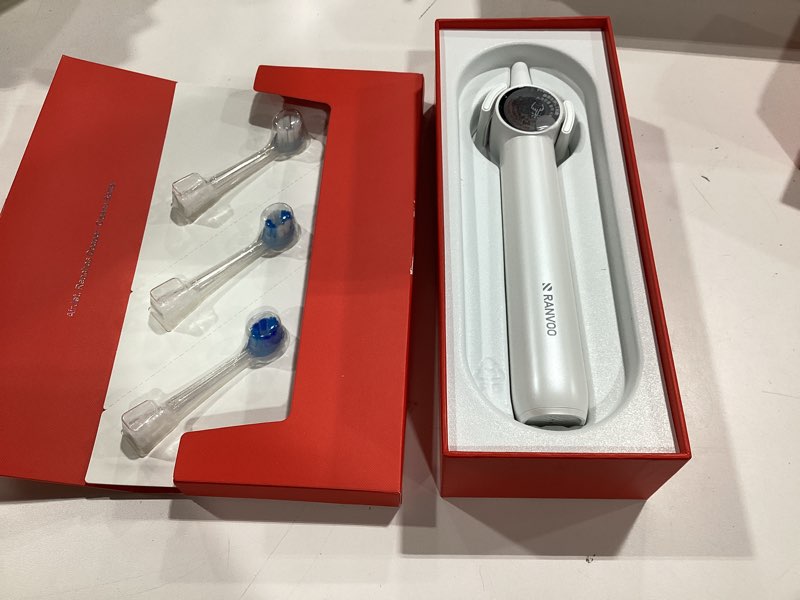 Condition photo showing Good Condition for ranvoo airjet x5 [dentist recommended | max tartar removal] electric toothbrush, 100% plaque removal