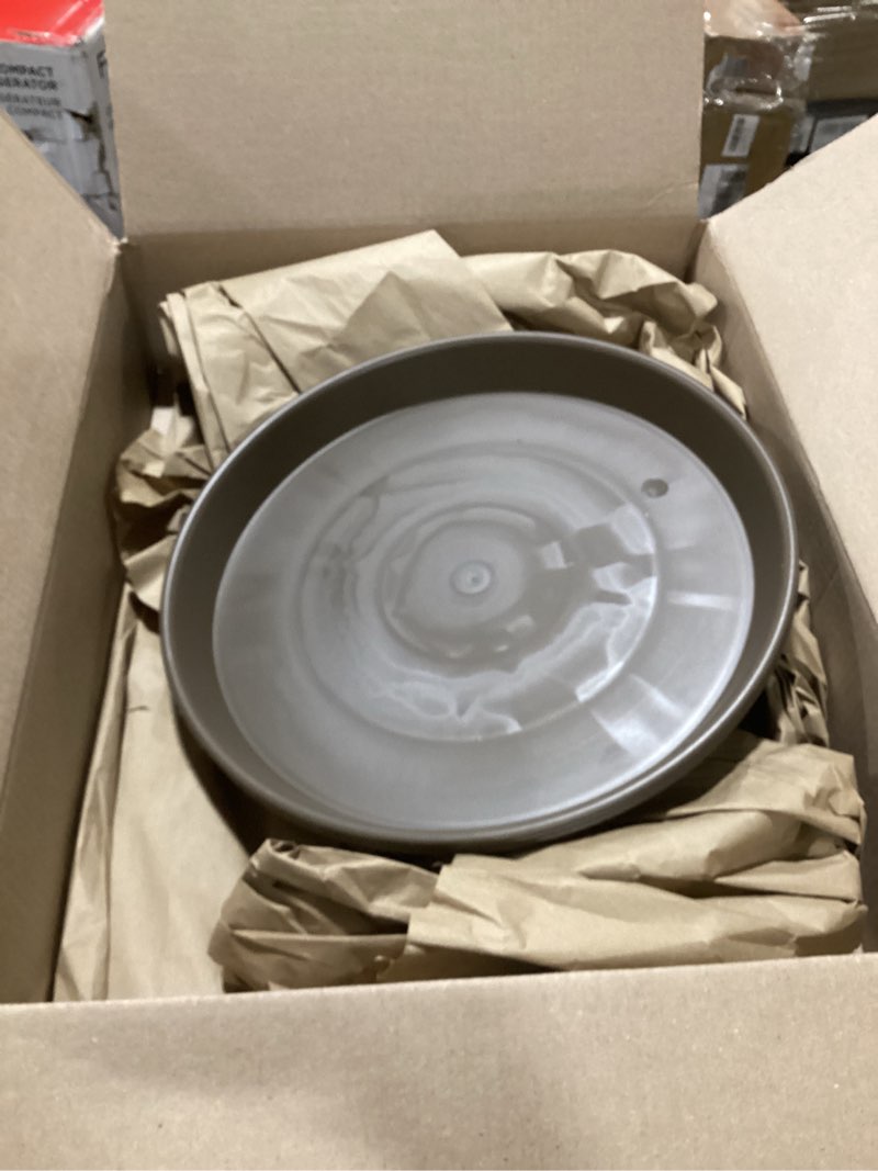 Condition photo showing Good Condition for TITE Plant Saucer 10 inch, Heavy Large Planter Durable Thicker Plastic Plant Trays for Indoors and Outdoor, Plant Saucer Drip Trays,Brown(10" - 3 Pack) Brown 10 inches